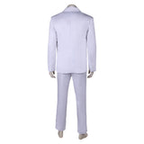 Joker Arthur Fleck White Suit Cosplay Costume Outfits Halloween Carnival Suit