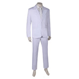 Joker Arthur Fleck White Suit Cosplay Costume Outfits Halloween Carnival Suit