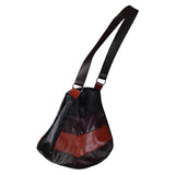 Joker Harley Quinn Black Red Colorblocked Shoulder Bag Cosplay Halloween Carnival Costume Accessories Props