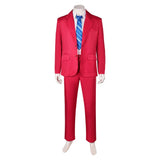 Joker Red Suit Full Set Cosplay Costume Outfits Halloween Carnival Suit