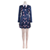 Joker Season 2: Folie à Deux (2024)  Purple Floral Dress Cosplay Costume Outfit