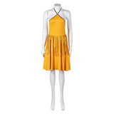 Joker Season 2: Folie à Deux (2024) Harley Quinn Yellow Dress Cosplay Costume Outfits Halloween Carnival Suit