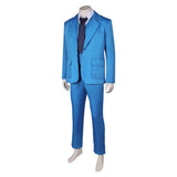 Joker Season 2: Folie à Deux (2024) Joker Blue Suit Cosplay Costume Outfits Halloween Carnival Suit