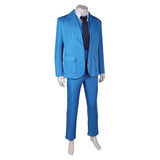 Joker Season 2: Folie à Deux (2024) Joker Blue Suit Cosplay Costume Outfits Halloween Carnival Suit