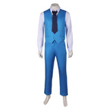 Joker Season 2: Folie à Deux (2024) Joker Blue Suit Cosplay Costume Outfits Halloween Carnival Suit