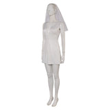 Joker: Folie à deux Harley Quinn White Wedding Dress Cosplay Costume Outfits Halloween Carnival Suit