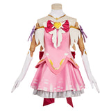 Overwatch OW Costume Juno Magical Girl Cosplay Pink Dress For Adult Female Halloween Carnival Suit