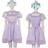 K-12 Movie Cry-Baby Purple Dress Cosplay Costume Outfits Halloween Carnival Suit