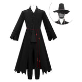 K-POP Demon Hunters Jinu Black Cosplay Costume Halloween Carnival Party Suit 