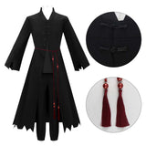 K-POP Demon Hunters Jinu Black Cosplay Costume Halloween Carnival Party Suit 