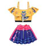 K-POP Demon Hunters Rumi Kids Cosplay Costume Halloween Carnival Party Suit Rumi