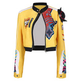 K-POP Demon Hunters Rumi Yellow Cosplay Costume For Adult Female Halloween Carnival Party Suit