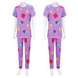 K-POP Demon Hunters Zoey Purple Cosplay Costume Woman Sleepwear  Halloween Carnival Party Suit