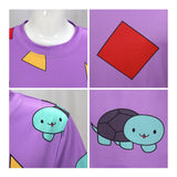 K-POP Demon Hunters Zoey Purple Cosplay Costume Woman Sleepwear  Halloween Carnival Party Suit