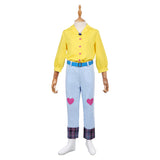 K-Pop: Demon Hunters Romance Yellow Cosplay Costume For Kids Halloween Carnival Party Suit