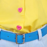 K-Pop: Demon Hunters Romance Yellow Cosplay Costume For Kids Halloween Carnival Party Suit