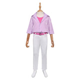 K-Pop:Demon Hunters Jinu Pink Kids Cosplay Costume Halloween Carnival Party Suit 