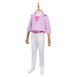 K-Pop:Demon Hunters Jinu Pink Kids Cosplay Costume Halloween Carnival Party Suit 
