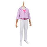 K-Pop:Demon Hunters Jinu Pink Kids Cosplay Costume Halloween Carnival Party Suit 