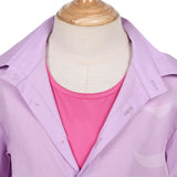 K-Pop:Demon Hunters Jinu Pink Kids Cosplay Costume Halloween Carnival Party Suit 