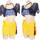  K-Pop:Demon Hunters Mira Swimsuit Cosplay Costume For Adult Female Halloween Carnival Party Suit  