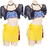  K-Pop:Demon Hunters Mira Swimsuit Cosplay Costume For Adult Female Halloween Carnival Party Suit  
