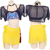 K-Pop:Demon Hunters Mira Swimsuit Cosplay Costume For Adult Female Halloween Carnival Party Suit  