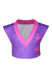 K-Pop:Demon Hunters Mystery Purple Cosplay Costume For Adult Man Halloween Carnival Party Suit  