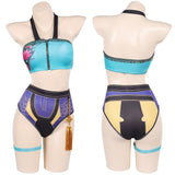 K-Pop:Demon Hunters Zoey Swimsuit Cosplay Costume For Adult Female Halloween Carnival Party Suit