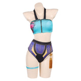 K-Pop:Demon Hunters Zoey Swimsuit Cosplay Costume For Adult Female Halloween Carnival Party Suit