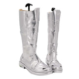 Kaiju No. 8 Kikoru Shinomiya Sliver Boots Anime Character Cosplay Shoes