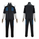 Kaiju No.8 SOSHIRO HOSHINA Black Outfit Cosplay Costume Halloween Carnival Party Suit 