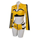 Kill Bill Beatrix "the Bride" Kiddo Sexy Yellow Leather Lingerie Women Cosplay Costume Outfits