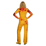 Kill Bill The Bride Women Yellow Training Outfit Cosplay Costume Halloween Carnival Party Suit