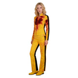 Kill Bill The Bride Women Yellow Training Outfit Cosplay Costume Halloween Carnival Party Suit