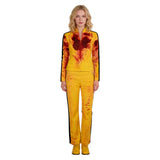 Kill Bill The Bride Women Yellow Training Outfit Cosplay Costume Halloween Carnival Party Suit