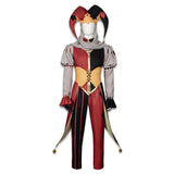 Kingdom of Marionettes Jestyn Red Clown Suit Cosplay Costume Halloween Carnival Party Suit