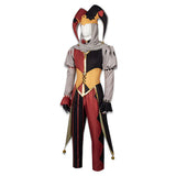 Kingdom of Marionettes Jestyn Red Clown Suit Cosplay Costume Halloween Carnival Party Suit