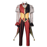 Kingdom of Marionettes Jestyn Red Clown Suit Cosplay Costume Halloween Carnival Party Suit