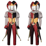 Kingdom of Marionettes Jestyn Red Clown Suit Cosplay Costume Halloween Carnival Party Suit