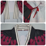 KNY Douma Cosplay Red Costume Halloween Carnival Party Suit