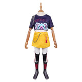 Kpop Demon Hunters Mila Kids Cosplay Costume Outfit Halloween Carnival Suit