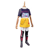 Kpop Demon Hunters Mila Kids Cosplay Costume Outfit Halloween Carnival Suit