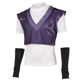 KPop Demon Hunters Mystery Saja Black And Purple Top Halloween Carnival Suit