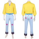 KPop Demon Hunters Romance Yellow Outfits Cosplay Costume Halloween Carnival Suit