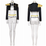 KPOP Demon Hunters Rumi Kids Black Cosplay Costume Halloween Carnival Party Suit