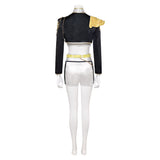 KPOP Demon Hunters Rumi Kids Black Cosplay Costume Halloween Carnival Party Suit