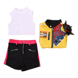 Kpop Demon Hunters Rumi Kids Cosplay Costume Outfit Halloween Carnival Suit