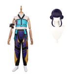 Zoey Kids Cosplay Costume Blue Outfit Halloween Carnival Suit