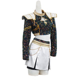 Kpop Demon Hunters Zoey Kids Cosplay Costume Outfit Halloween Carnival Suit
